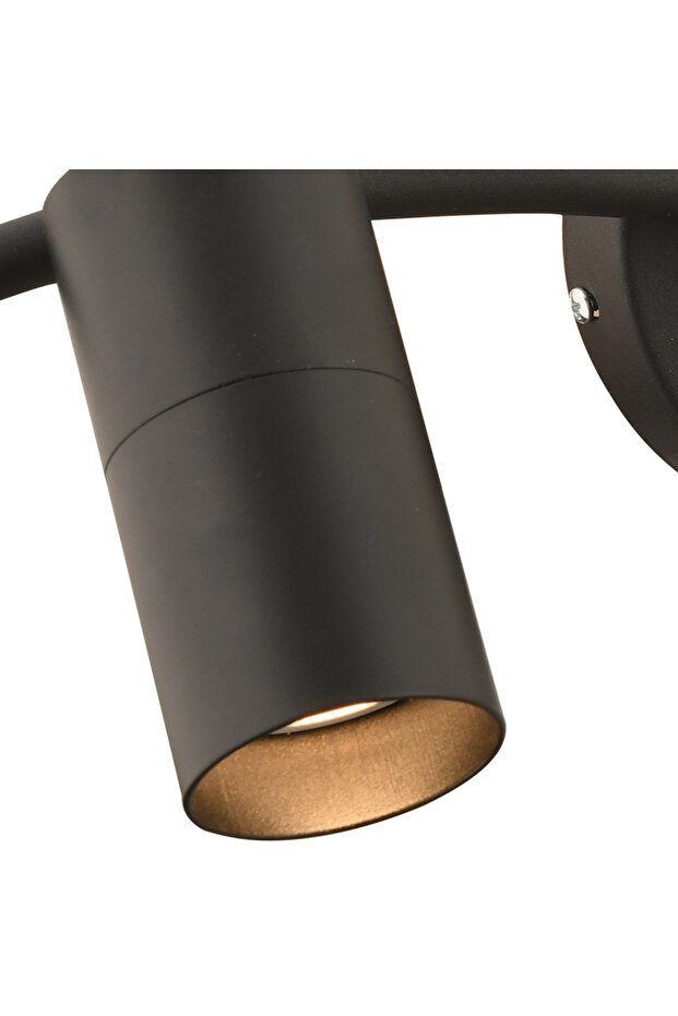 Dusan Siyah 2Li Modern Duvar Lambası Spot Aplik - 4