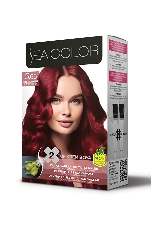 Sea Color Set Saç Boyası 5.65 Çilek Kırmızısı
