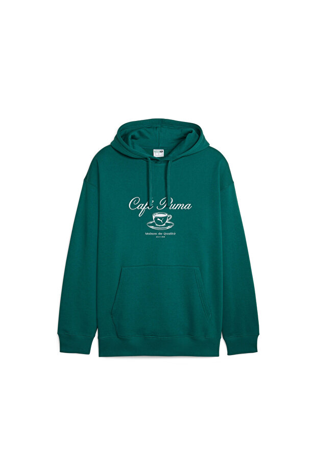 Mens CLASSICS CAFE Hoodie - Green