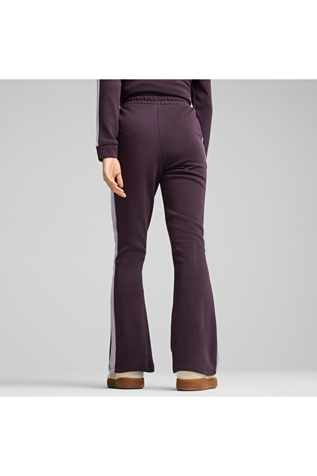 Youth Girls Flared Sweatpants - Purple - 3