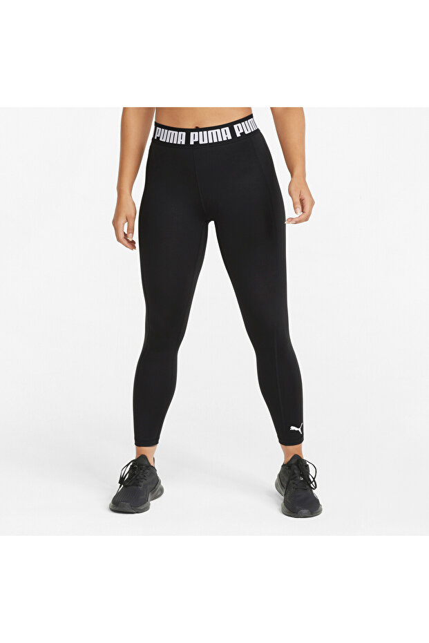 Womens STRONG High Waisted Training Leggings - Black