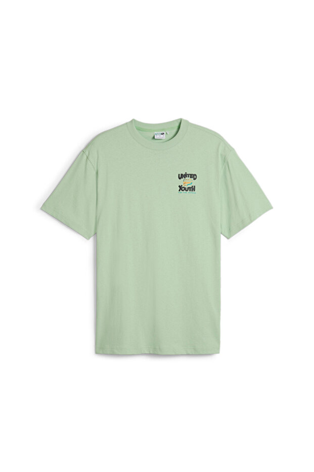 Mens DOWNTOWN Graphic Tee - Green