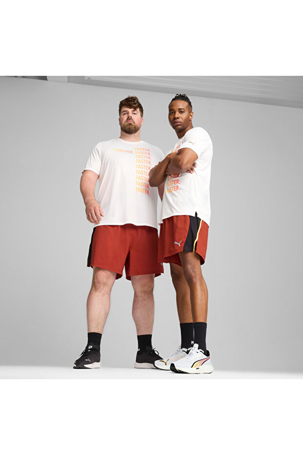 Mens RUN Fav Velocity 2-in-1 Shorts - Red