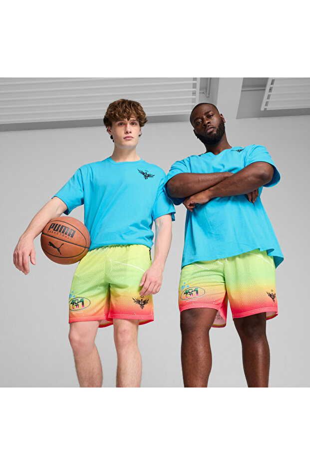 Mens MELO 1Love Basketball Shorts - Yellow