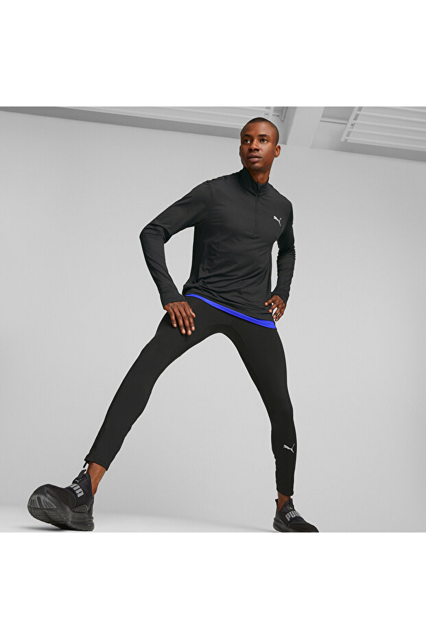 Mens RUN FAVOURITE Running Tights - Black