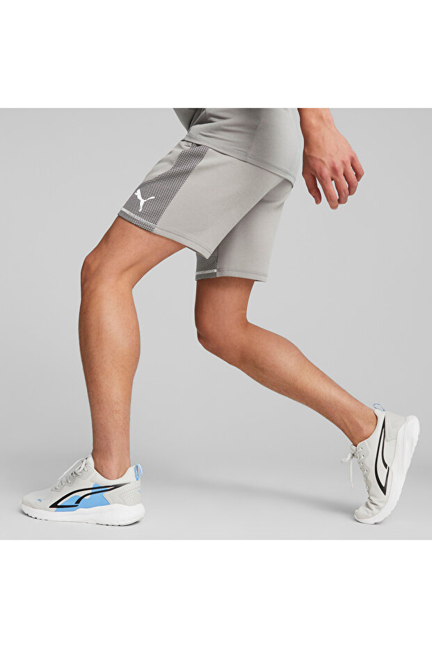 Mens Evostripe Shorts - Gray