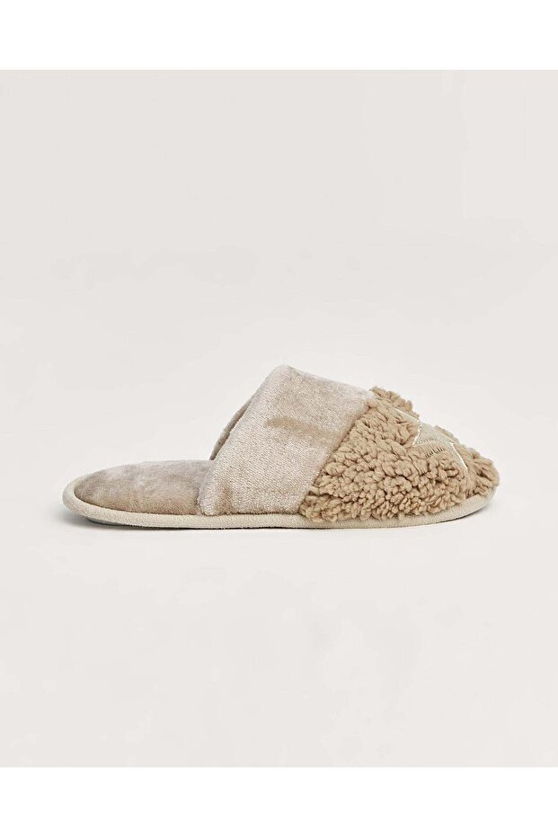 Women's Star Detailed House Slippers - Yili̇
