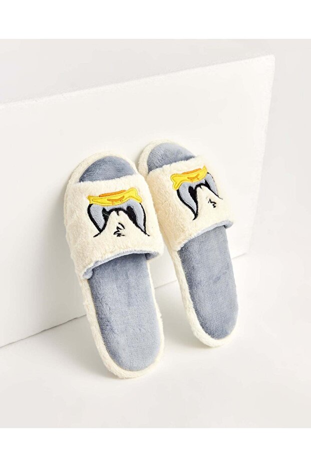 Kadın Figürlü Ev Terliği - BOBİ - 5