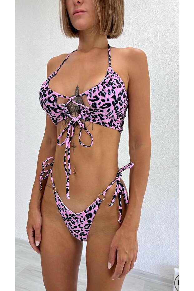 Follada Bikini - Pembe-Leopard - 2