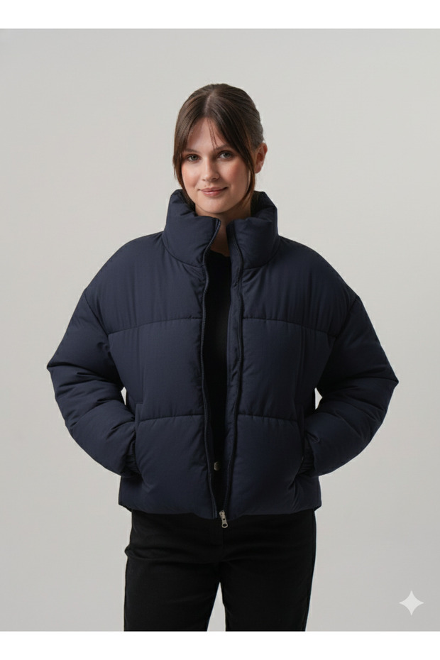 Women's Coat Puffer Women's Crop Coat