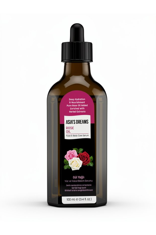 Asia's Dreams Rose Oil Face and Body Care Serum 100 ml
