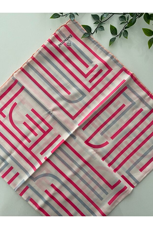 Stripe Pattern Line Scarf - 1