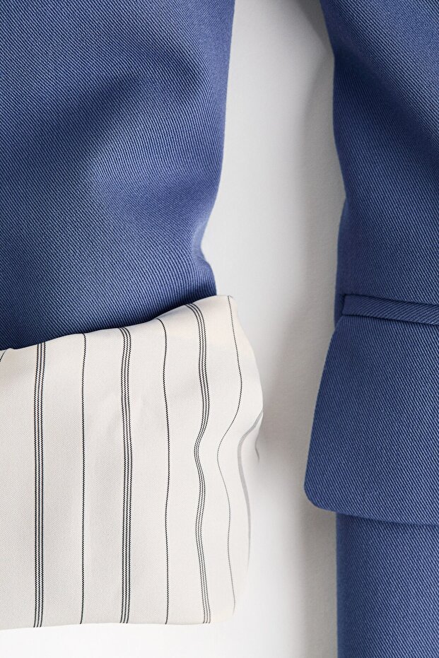 Lyocell Karışımlı Blazer - 7