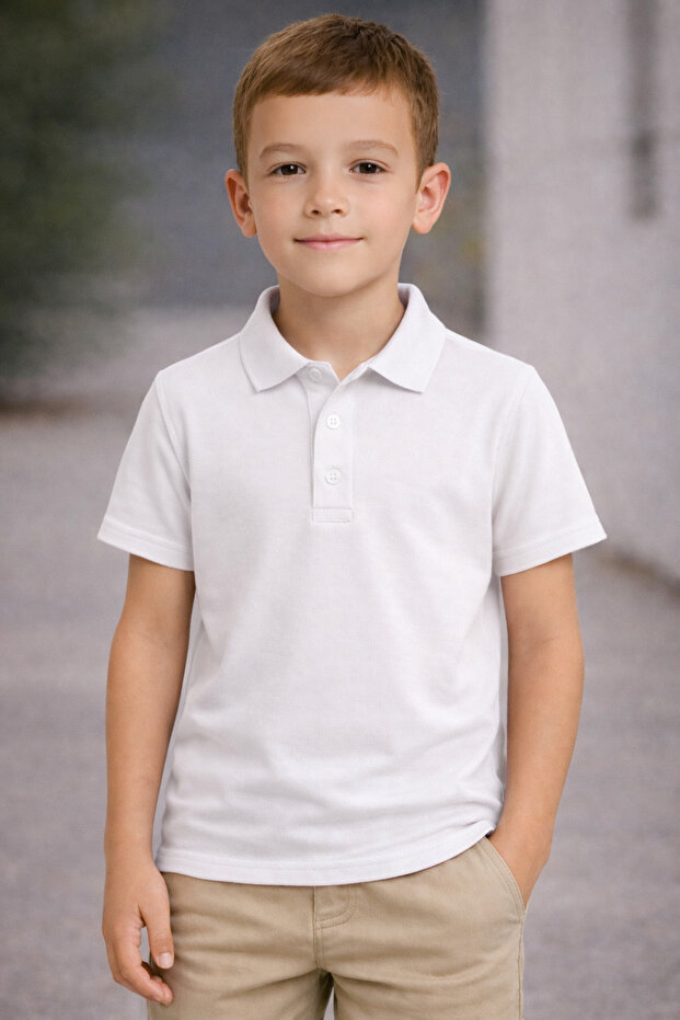 Polo Collar Children's T-Shirt