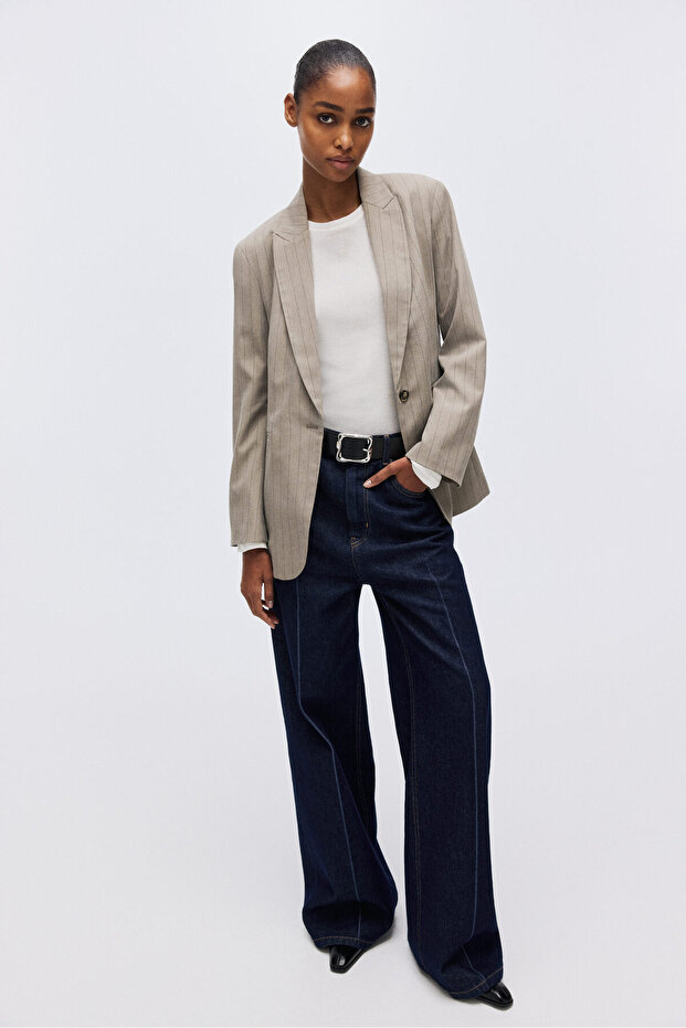 Tek Düğmeli Blazer - 2