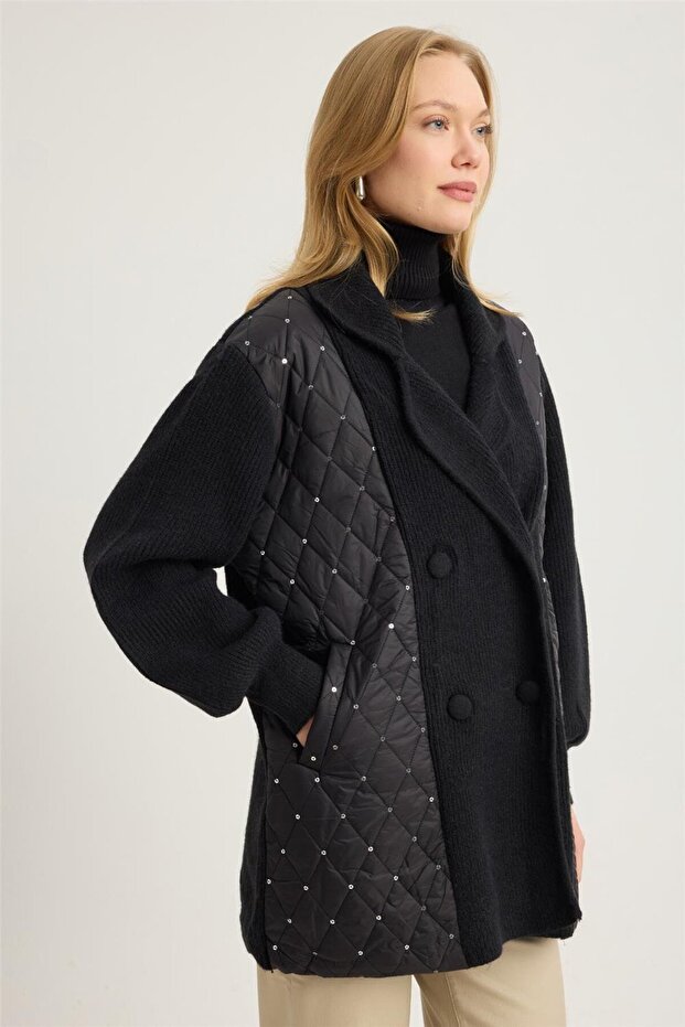 Önü Kapitone Hırka - 3