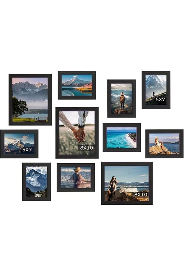 11 Pack Photo Frame Set