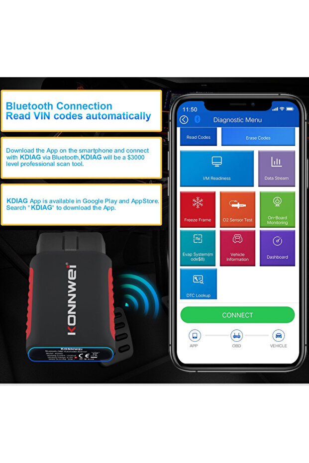 أداة التشخيص كاملة الوظائف KDIAG - 5