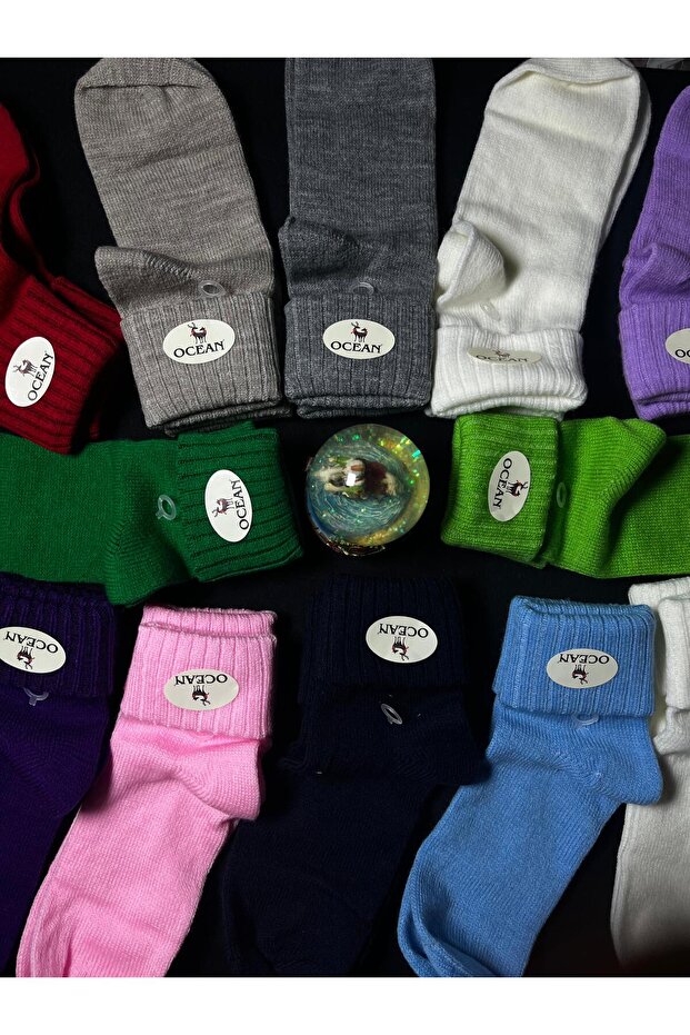 ocean bot kıvrık çorap - 2
