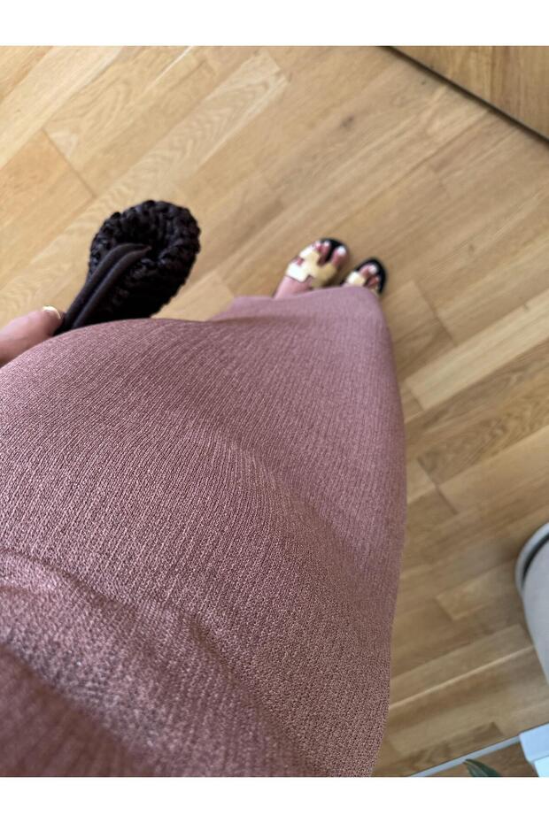 Bronz Triko Elbise - 5