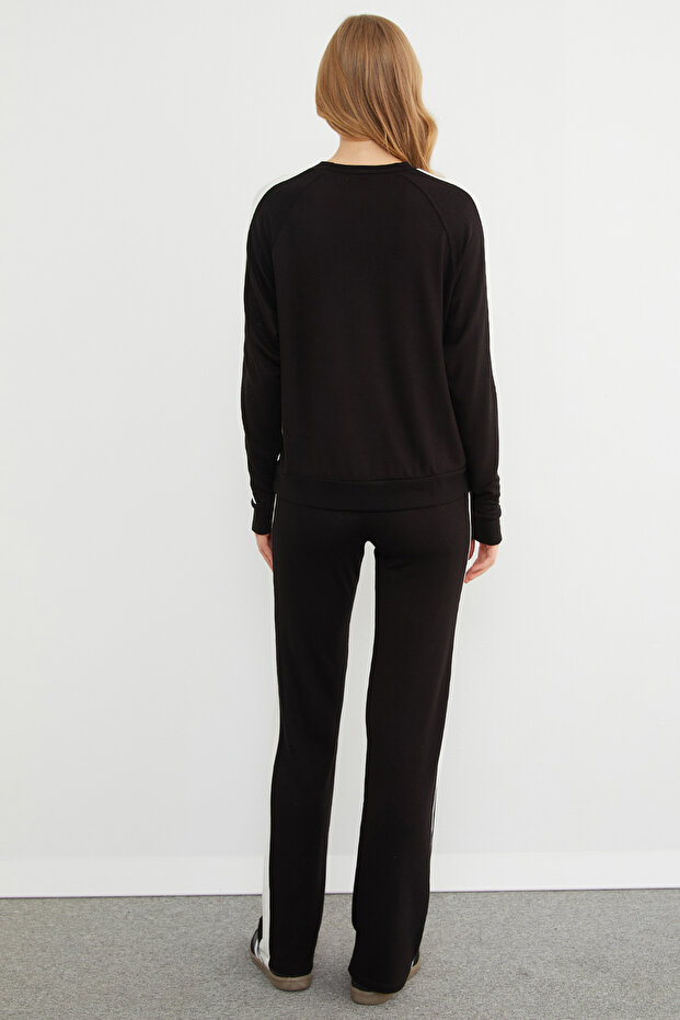 Basic Bisiklet Yaka Şeritli Modal 2 Li Takım - 7