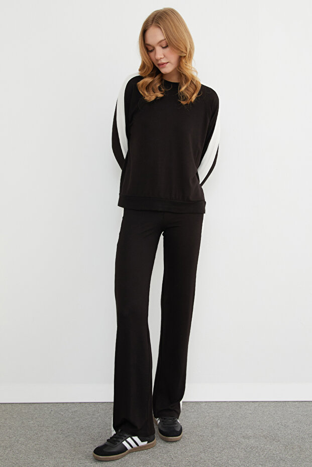 Basic Bisiklet Yaka Şeritli Modal 2 Li Takım - 5