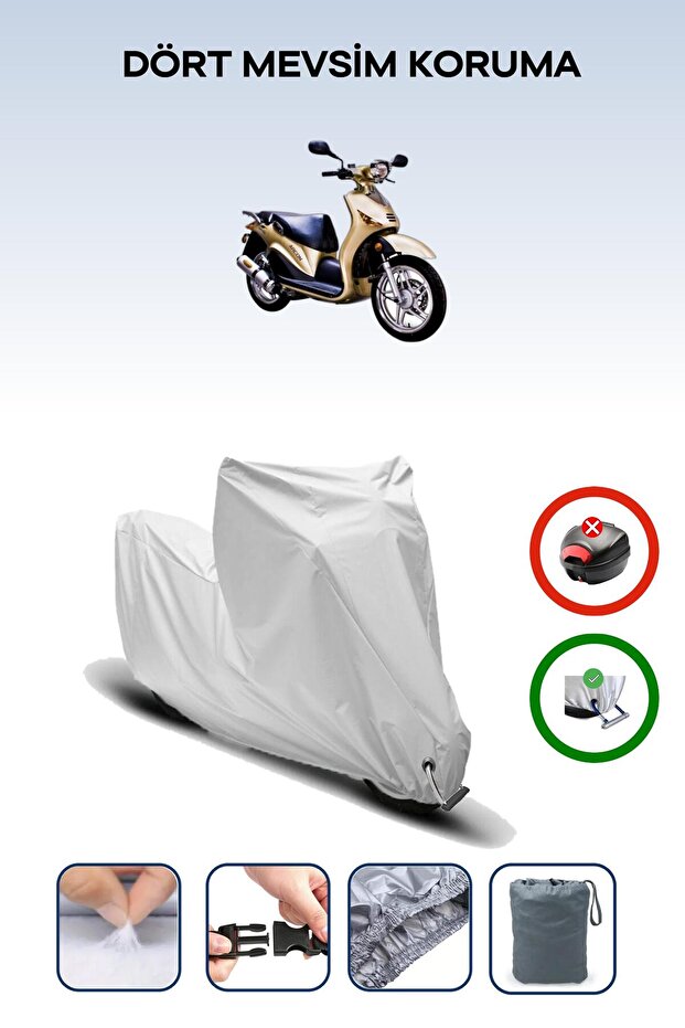 Dorado Arcon 150 Rear Bag Compatible Motorcycle Tarpaulin Waterproof Durable Fabric