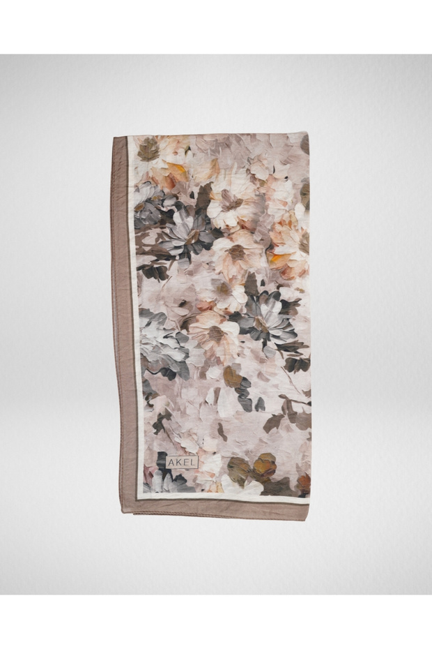 Spring Eşarp Pastel Çiçek Desenli - 2