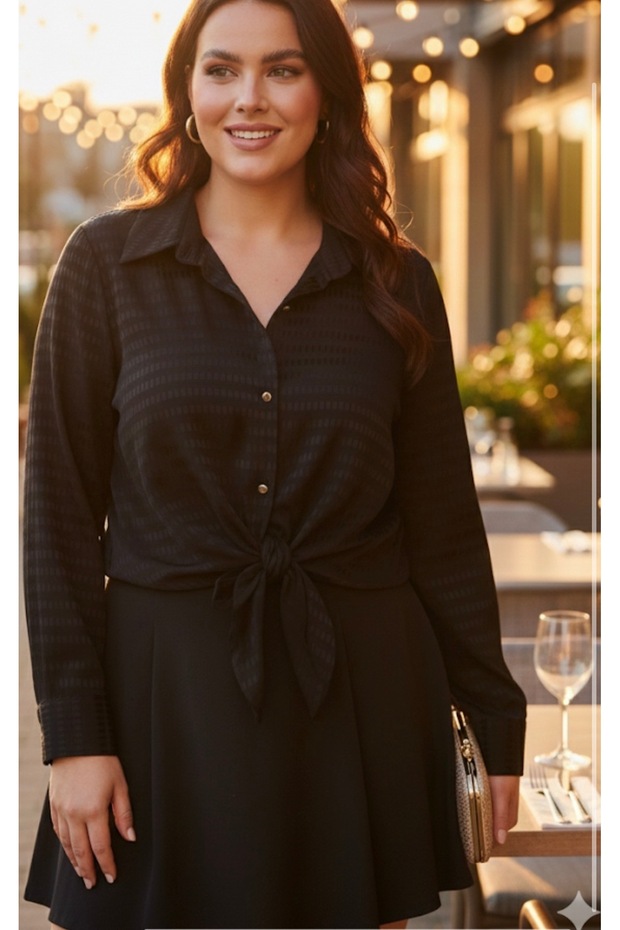 Büyük beden gömlek - 1