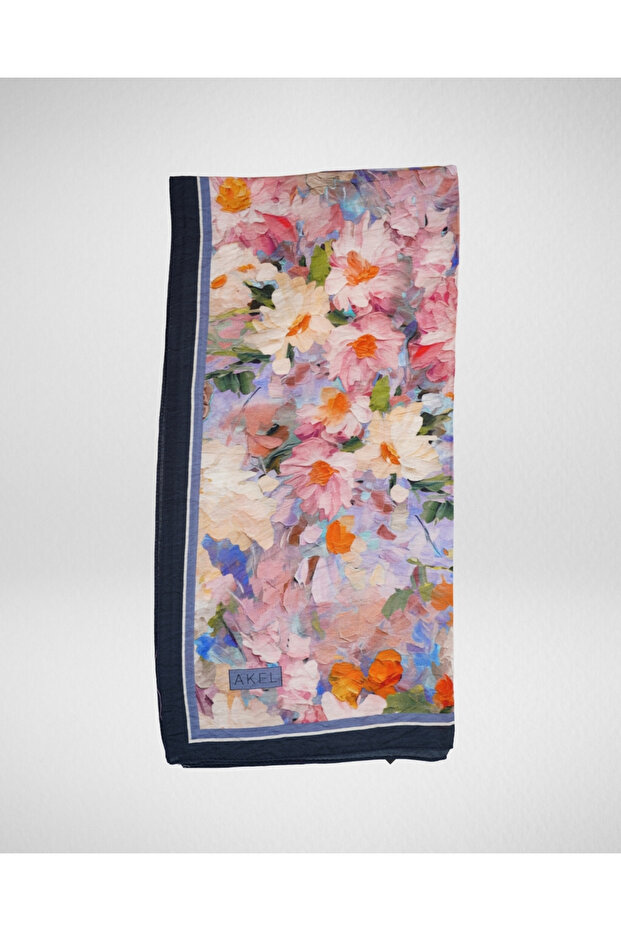 Spring Eşarp Pastel Çiçek Desenli - 2