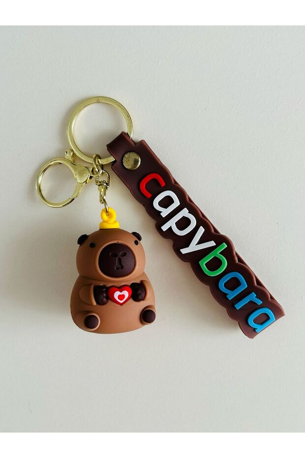 Gift Capybara Keychain – Birthday Gift, Christmas Gift, Car Keychain