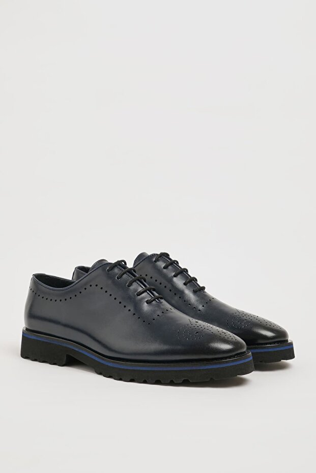 Bruce Model Genuine Natural Leather Eva Sole Casual Shoes