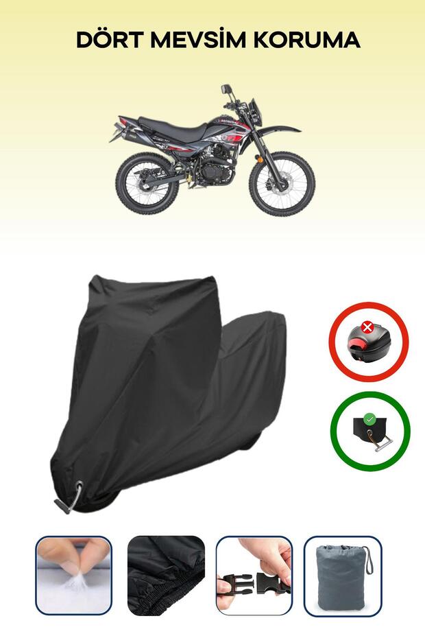 Black Lock Compatible Mondial X-Treme Max Compatible Motorcycle Tarpaulin Waterproof