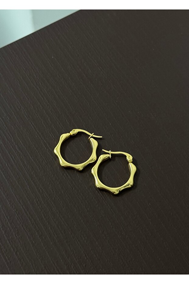 Vintage Steel Hoop Earrings