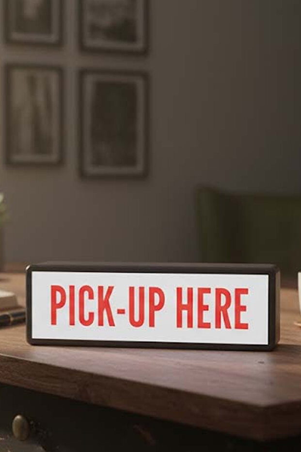 Pick-up here / decorative lighting with pick-up here design