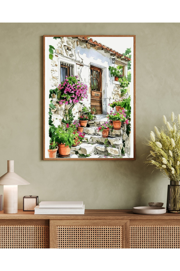 One Piece Living Room Office Decor Painting Stand Alone Artwork Vrynt