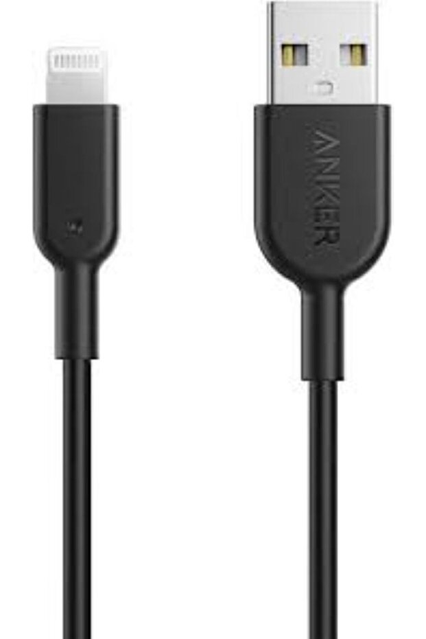 Anker Powerline II 3ft Lightning Cable Charger, for iPhone/iPad, Black | A8432H12