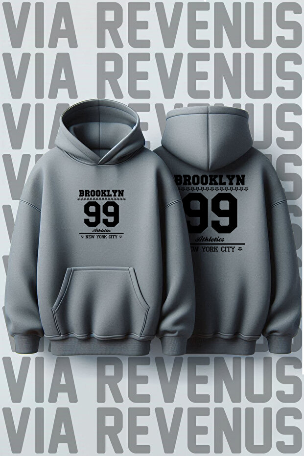 Brooklyn 99 Printed Unisex Oversized Hooded Sweatshirt - Custom Design Graphic Hoodie