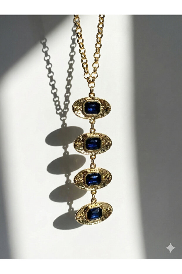 Montana Crystal Stone Stylish Luxury Cast Necklace
