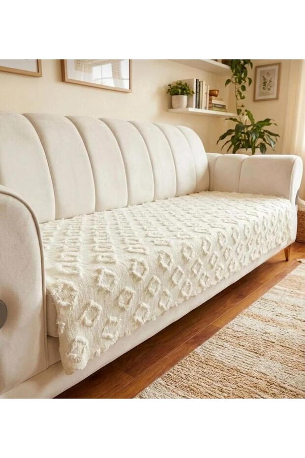 Chenille Bohemian Non-Slip Sofa Cover 85X210 Three-Seat Sofa Bed Cover