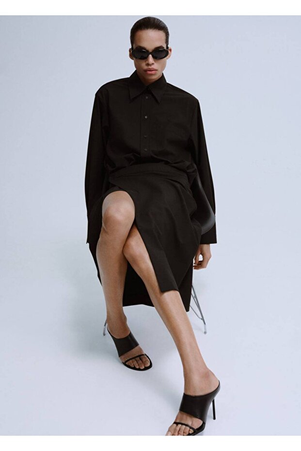 Yırtmaçlı anvelop etek - 6