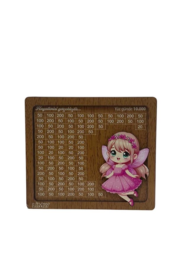 Piggy Bank Hedef 10000 with Princess Figure