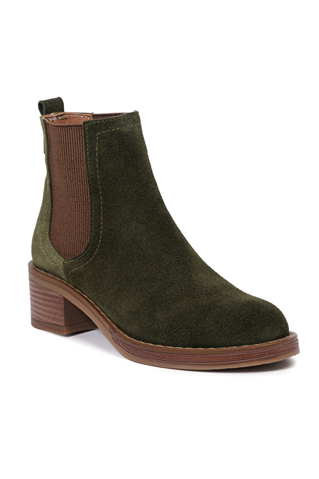 Bot Süet Haki Kadın Bot - 2