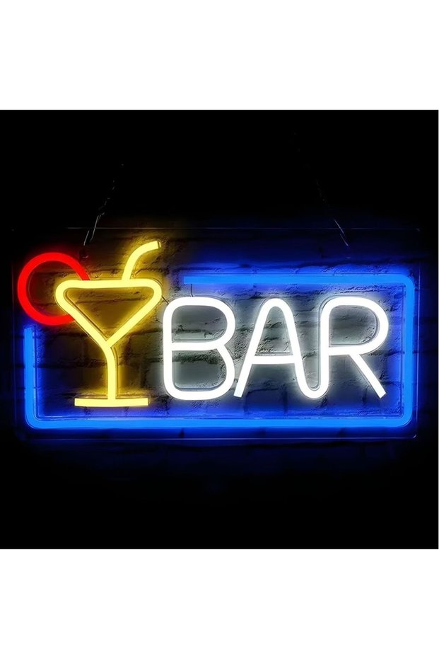 Bar Written Neon Led