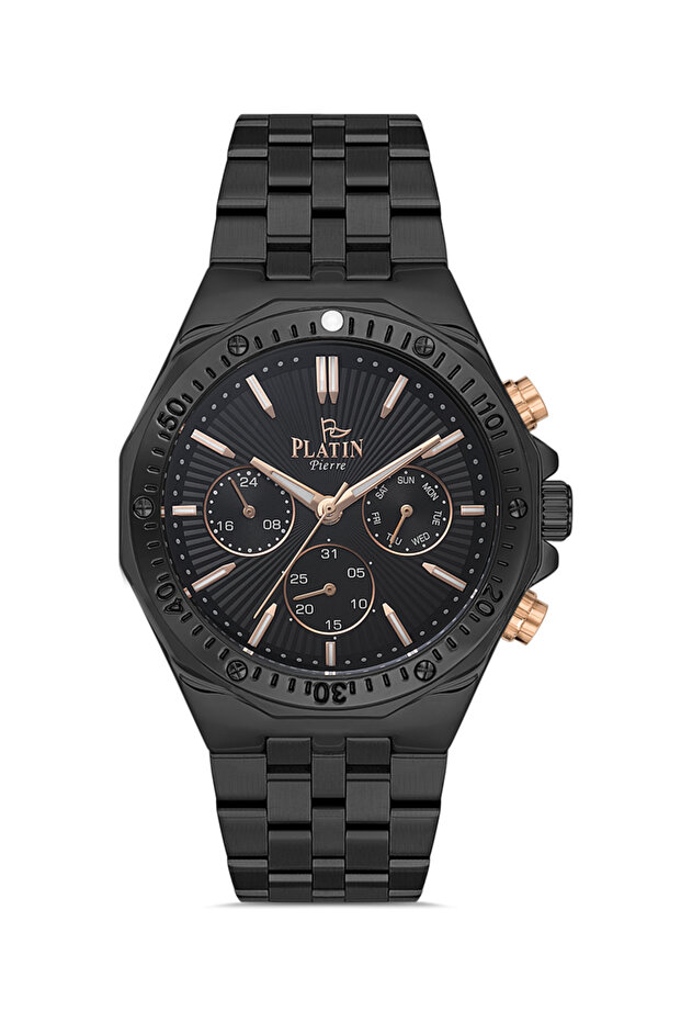 Pl-1172Ga-G2 Steel Cord Functions Active Men's Wristwatch