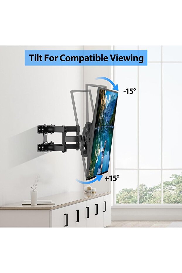 حامل جداري للتلفزيون متحرك بالكامل - 6