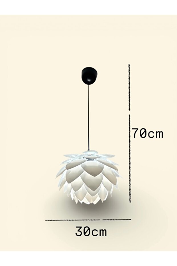 Avize Modern Tasarımlı Lotus Çiçeği - 3