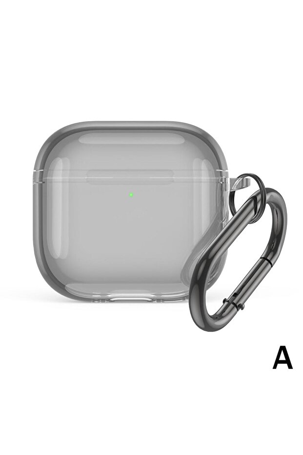 Black For AirPods 4 Headphone Case TPU Transparent For Airpods 4th Generation Ear Case Protective..