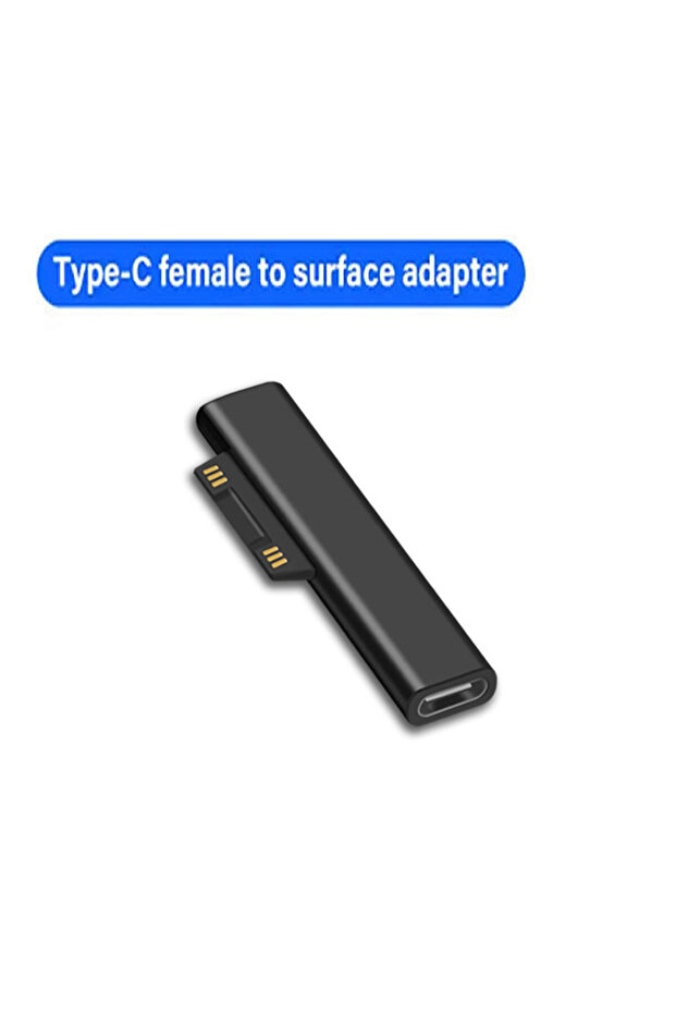 محول طاقة USB-C للشحن السريع PD بقوة 15 فولت لأجهزة مايكروسوفت سيرفس برو X 8 7 6 5 4 3 جو بوك كونف