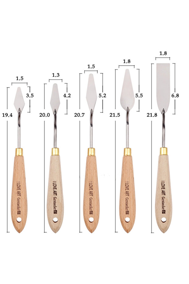 Spatula Modelleme Seti 5li - 3